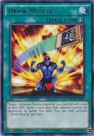 Draw Muscle (NECH-EN057) - The New Challengers 1st Edition The New Challengers Yugioh Single Squirtle Squad Card Shop.