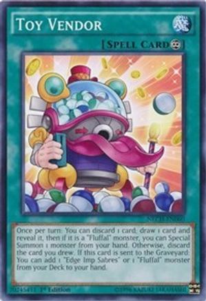 Toy Vendor (NECH-EN060) - The New Challengers 1st Edition The New Challengers Yugioh Single Squirtle Squad Card Shop.