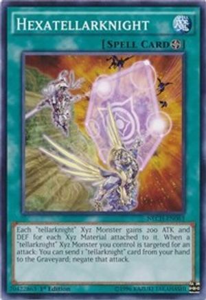 Hexatellarknight (NECH-EN063) - The New Challengers 1st Edition The New Challengers Yugioh Single Squirtle Squad Card Shop.