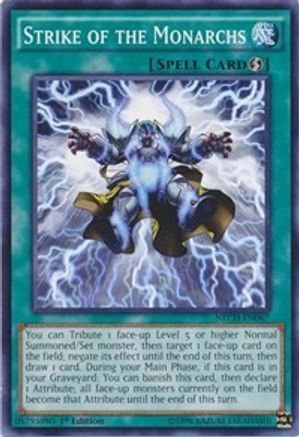 Strike of the Monarchs (NECH-EN067) - The New Challengers 1st Edition The New Challengers Yugioh Single Squirtle Squad Card Shop.