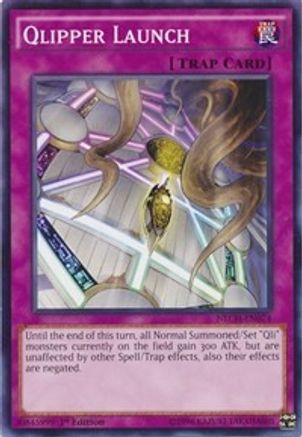 Qlipper Launch (NECH-EN074) - The New Challengers 1st Edition The New Challengers Yugioh Single Squirtle Squad Card Shop.