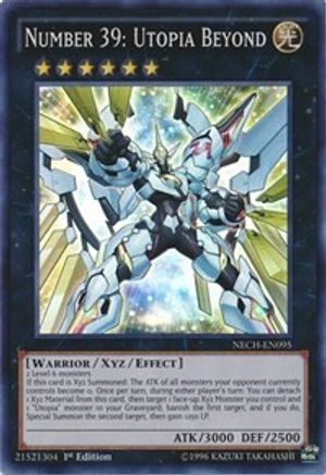 Number 39: Utopia Beyond (NECH-EN095) - The New Challengers Unlimited The New Challengers Yugioh Single Squirtle Squad Card Shop.