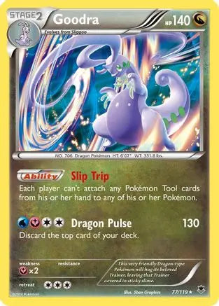 Goodra 077/119 - Reverse Holofoil XY Phantom Forces - Holo Rare