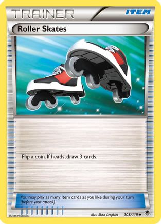 Roller Skates/119 XY Phantom Forces - Uncommon XY - Phantom Forces Pokemon Single Squirtle Squad Card Shop.