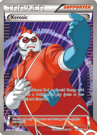 Xerosic (119 Full Art) 119/119 - Holofoil XY Phantom Forces - Ultra Rare