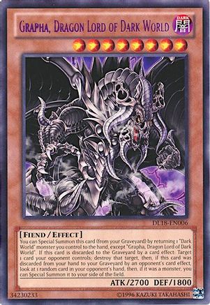 Grapha, Dragon Lord of Dark World (Purple) (DL18-EN006) - Duelist League Promo Unlimited Duelist League Promo Yugioh Single Squirtle Squad Card Shop.