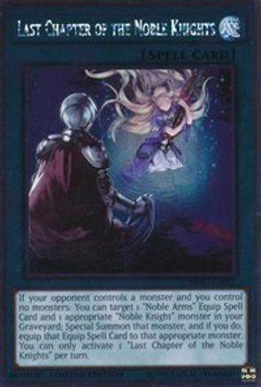 Last Chapter of the Noble Knights (NKRT-EN017) - Noble Knights of the Round Table Box Set Limited Noble Knights of the Round Table Box Set Yugioh Single Squirtle Squad Card Shop.
