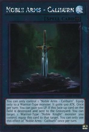 Noble Arms - Caliburn (NKRT-EN021) - Noble Knights of the Round Table Box Set Limited Noble Knights of the Round Table Box Set Yugioh Single Squirtle Squad Card Shop.