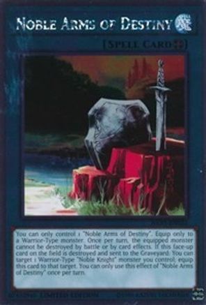 Noble Arms of Destiny (NKRT-EN022) - Noble Knights of the Round Table Box Set Limited Noble Knights of the Round Table Box Set Yugioh Single Squirtle Squad Card Shop.