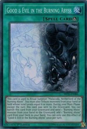 Good & Evil in the Burning Abyss (SECE-EN086) - Secrets of Eternity 1st Edition Secrets of Eternity Yugioh Single Squirtle Squad Card Shop.