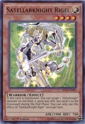 Satellarknight Rigel (SECE-EN025) - Secrets of Eternity 1st Edition Secrets of Eternity Yugioh Single Squirtle Squad Card Shop.