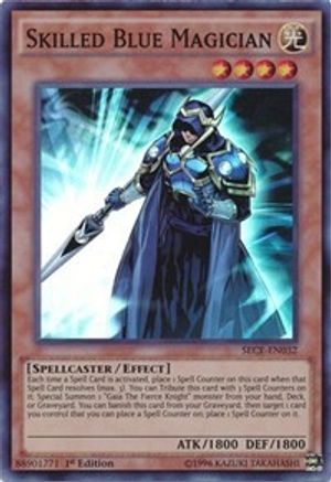 Skilled Blue Magician (SECE-EN032) - Secrets of Eternity 1st Edition Secrets of Eternity Yugioh Single Squirtle Squad Card Shop.
