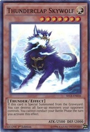 Thunderclap Skywolf (SECE-EN036) - Secrets of Eternity Unlimited Secrets of Eternity Yugioh Single Squirtle Squad Card Shop.