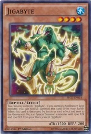 Jigabyte (SECE-EN034) - Secrets of Eternity 1st Edition Secrets of Eternity Yugioh Single Squirtle Squad Card Shop.