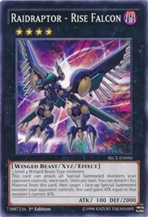 Raidraptor - Rise Falcon (SECE-EN050) - Secrets of Eternity Unlimited Secrets of Eternity Yugioh Single Squirtle Squad Card Shop.