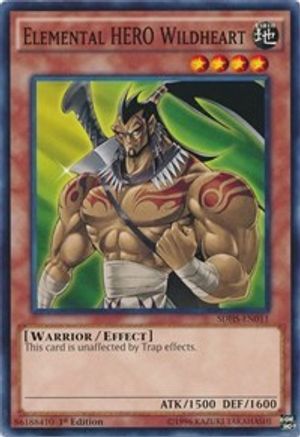 Elemental HERO Wildheart (SDHS-EN011) - Structure Deck: HERO Strike 1st Edition Structure Deck: HERO Strike Yugioh Single Squirtle Squad Card Shop.