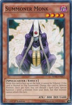 Summoner Monk (SDHS-EN017) - Structure Deck: HERO Strike Unlimited Structure Deck: HERO Strike Yugioh Single Squirtle Squad Card Shop.