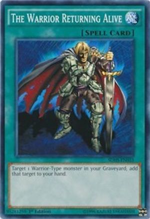 The Warrior Returning Alive (SDHS-EN033) - Structure Deck: HERO Strike 1st Edition Structure Deck: HERO Strike Yugioh Single Squirtle Squad Card Shop.