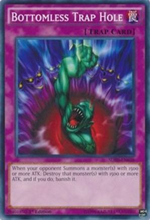 Bottomless Trap Hole (SDHS-EN038) - Structure Deck: HERO Strike 1st Edition Structure Deck: HERO Strike Yugioh Single Squirtle Squad Card Shop.