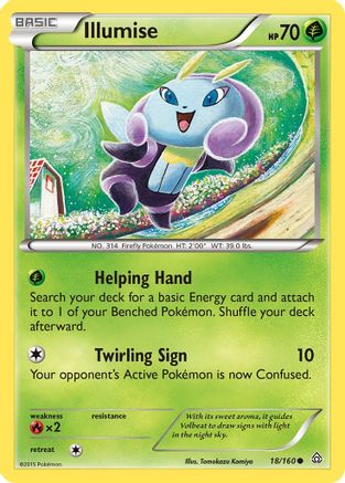Illumise 018 XY Primal Clash - Common XY - Primal Clash Pokemon Single Squirtle Squad Card Shop.