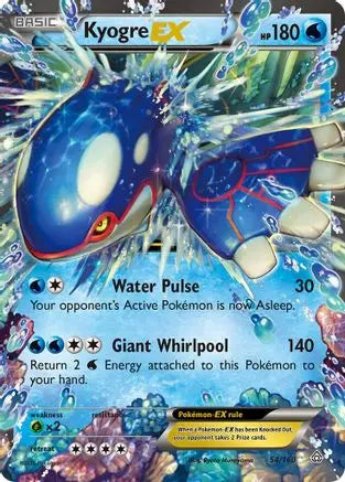 Kyogre EX 054 - Holofoil XY Primal Clash - Ultra Rare