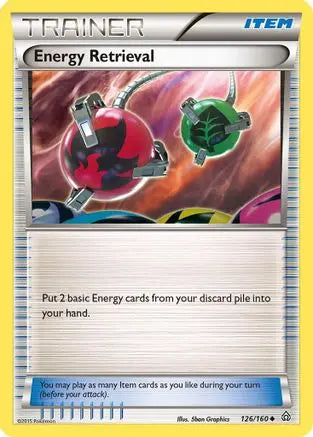 Energy Retrieval 126 XY Primal Clash - Uncommon