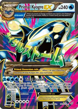 XY - Primal Clash - Primal Kyogre EX 149/160