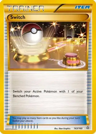 Switch (163 Secret Rare)/160 - Holofoil XY Primal Clash - Secret Rare