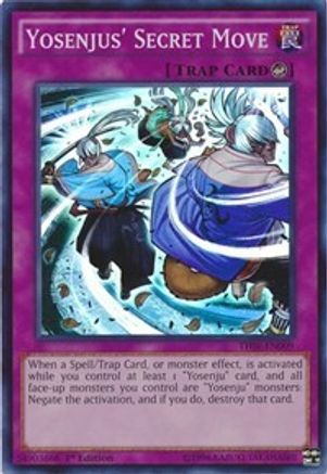 Yosenjus' Secret Move (THSF-EN009) - The Secret Forces 1st Edition The Secret Forces Yugioh Single Squirtle Squad Card Shop.