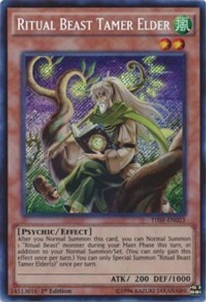 Ritual Beast Tamer Elder (THSF-EN023) - The Secret Forces Unlimited The Secret Forces Yugioh Single Squirtle Squad Card Shop.