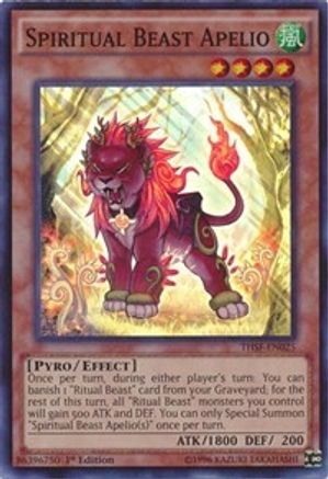 Spiritual Beast Apelio (THSF-EN025) - The Secret Forces 1st Edition The Secret Forces Yugioh Single Squirtle Squad Card Shop.