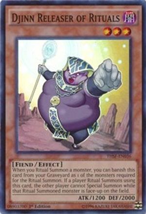 Djinn Releaser of Rituals (THSF-EN036) - The Secret Forces Unlimited The Secret Forces Yugioh Single Squirtle Squad Card Shop.