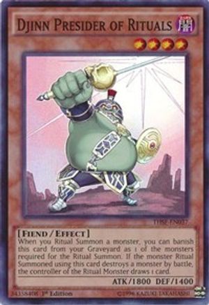Djinn Presider of Rituals (THSF-EN037) - The Secret Forces Unlimited The Secret Forces Yugioh Single Squirtle Squad Card Shop.