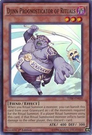 Djinn Prognosticator of Rituals (THSF-EN039) - The Secret Forces 1st Edition The Secret Forces Yugioh Single Squirtle Squad Card Shop.