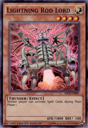 Lightning Rod Lord (SE) (SECE-ENS09) - Secrets of Eternity Limited Secrets of Eternity Yugioh Single Squirtle Squad Card Shop.