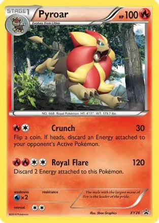 Pyroar XY26 - Holofoil XY Promos - Promo