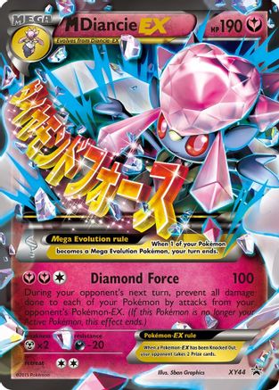 M Diancie EX XY44 - Holofoil XY Promos - Promo XY Promos Pokemon Single Squirtle Squad Card Shop.