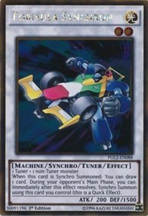 Formula Synchron (PGL2-EN088) - Premium Gold: Return of the Bling 1st Edition Premium Gold: Return of the Bling Yugioh Single Squirtle Squad Card Shop.