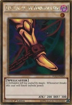 Left Leg of the Forbidden One (PGL2-EN023) - Premium Gold: Return of the Bling 1st Edition Premium Gold: Return of the Bling Yugioh Single Squirtle Squad Card Shop.