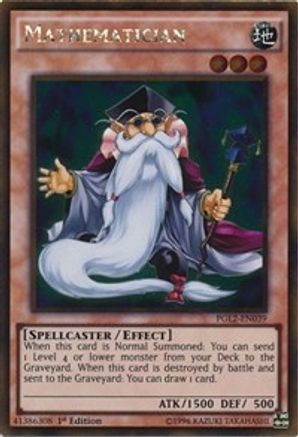 Mathematician (PGL2-EN039) - Premium Gold: Return of the Bling 1st Edition Premium Gold: Return of the Bling Yugioh Single Squirtle Squad Card Shop.