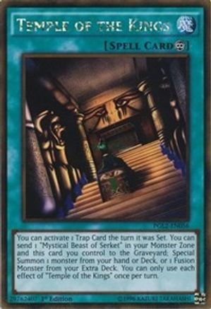 Temple of the Kings (PGL2-EN056) - Premium Gold: Return of the Bling Unlimited Premium Gold: Return of the Bling Yugioh Single Squirtle Squad Card Shop.