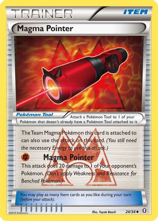 Magma Pointer 024 - Reverse Holofoil Double Crisis - Uncommon Double Crisis Pokemon Single Squirtle Squad Card Shop.