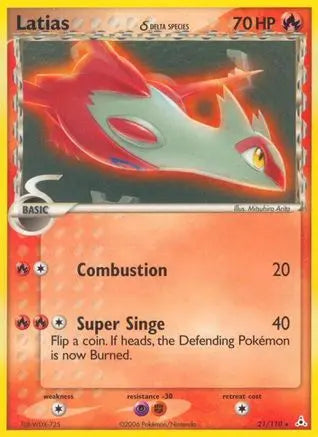 Latias - 21/110/110 - Holofoil Deck Exclusives - Holo Rare