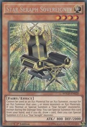 Star Seraph Sovereignty (WSUP-EN020) - World Superstars 1st Edition World Superstars Yugioh Single Squirtle Squad Card Shop.