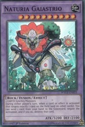 Naturia Gaiastrio (WSUP-EN033) - World Superstars 1st Edition World Superstars Yugioh Single Squirtle Squad Card Shop.