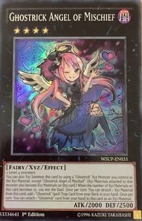 Ghostrick Angel of MIschief (WSUP-EN035) - World Superstars 1st Edition World Superstars Yugioh Single Squirtle Squad Card Shop.