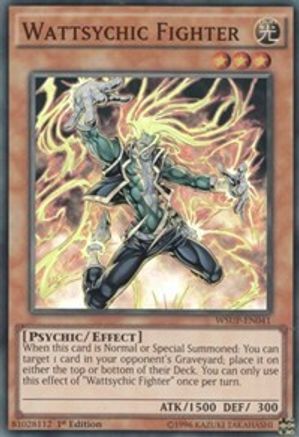 Wattsychic Fighter (WSUP-EN041) - World Superstars 1st Edition World Superstars Yugioh Single Squirtle Squad Card Shop.