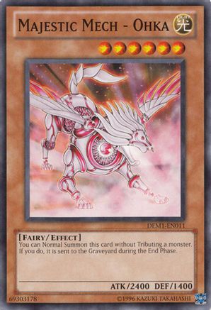 Majestic Mech - Ohka (DEM1-EN011) - Demo Pack Unlimited Demo Pack Yugioh Single Squirtle Squad Card Shop.