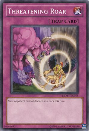 Threatening Roar (DEM1-EN018) - Demo Pack Unlimited Demo Pack Yugioh Single Squirtle Squad Card Shop.