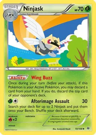Ninjask 010 XY Roaring Skies - Uncommon